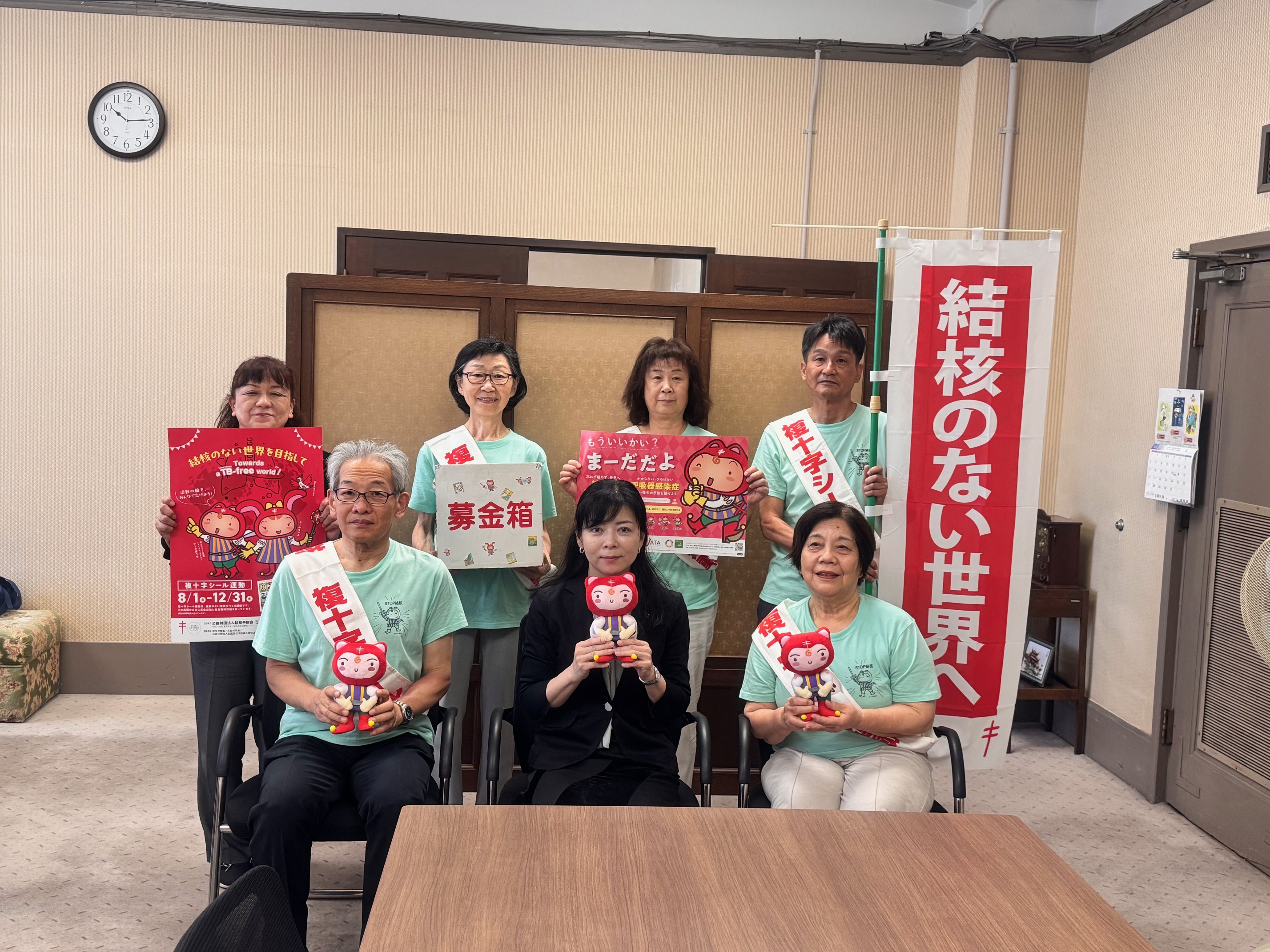 岸本副知事表敬訪問の様子